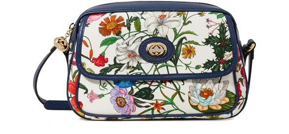 商品Gucci|Flora small crossbody bag,价格¥11125,第1张图片