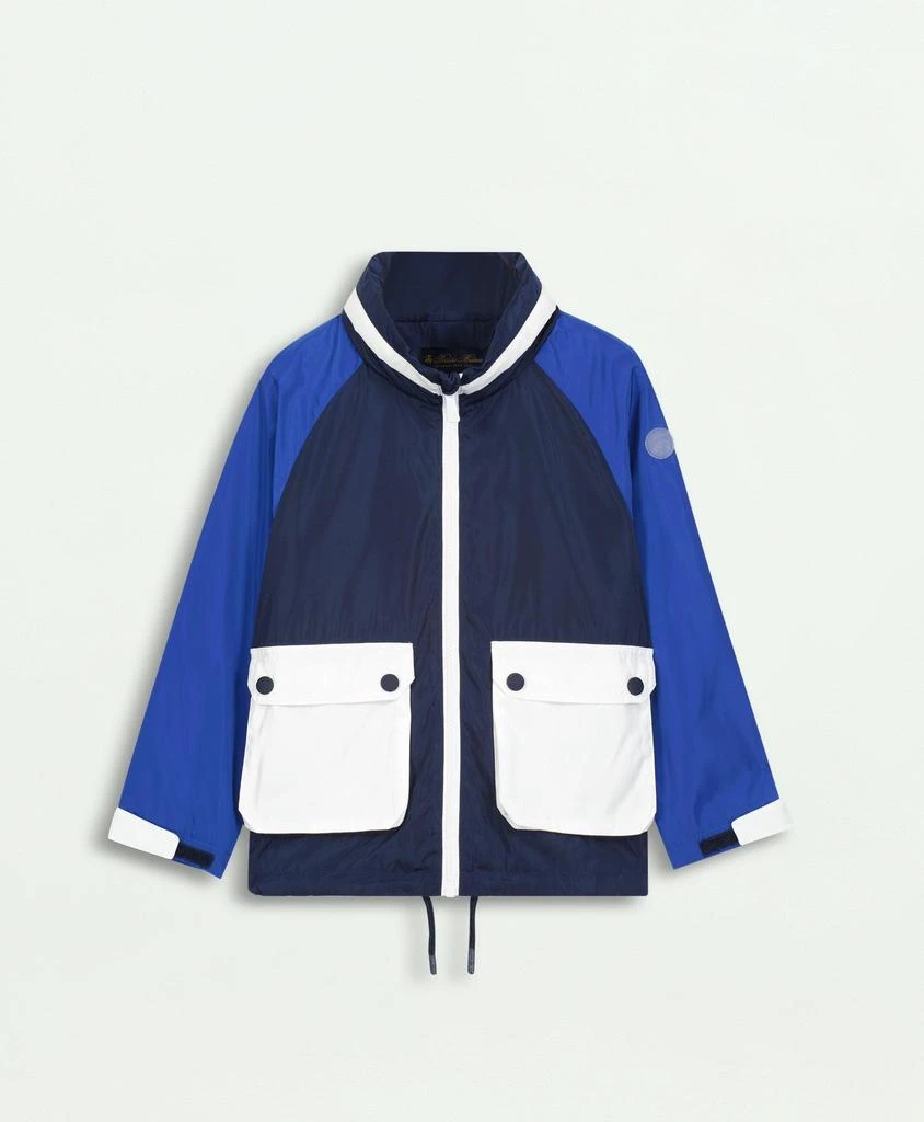 商品Brooks Brothers|Kids Hooded Color-Block Windbreaker,价格¥453,第1张图片