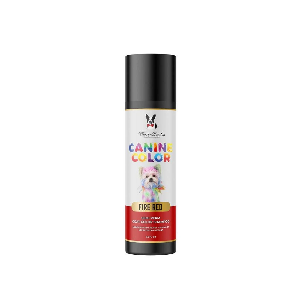 商品Warren London|Canine Color Semi Perm Coat Color Shampoo for Dogs by | A Longer Lasting Option to Dog Hair Dye Temporary Coloring | Wash-In Pet Safe Dye for Dogs,价格¥127,第1张图片