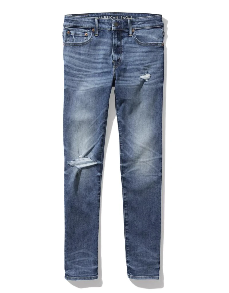 商品AE|AE AirFlex+ Ripped Skinny Cropped Jean,价格¥308,第3张图片详细描述