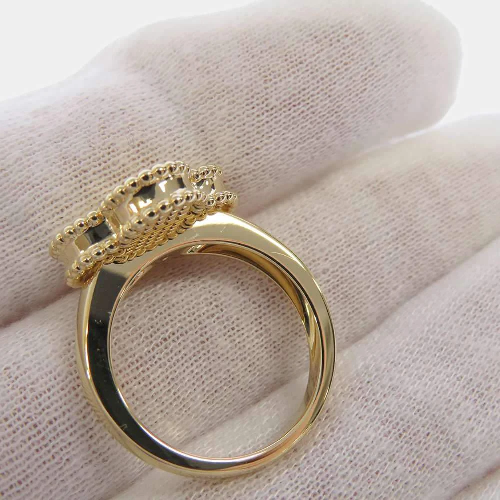 商品[二手商品] Van Cleef & Arpels|Van Cleef & Arpels Vintage Alhambra 18K Yellow Gold Ring EU 49,价格¥24151,第4张图片详细描述