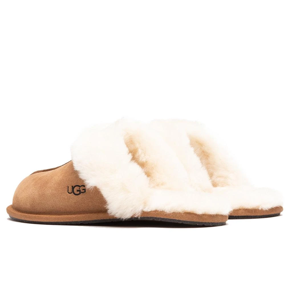 商品UGG|Women's Scuffette II Slipper - Chestnut,价格¥721,第3张图片详细描述