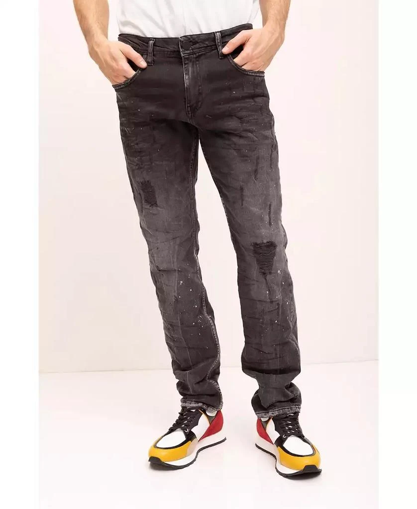 商品RON TOMSON|Men's Modern Distressed Denim Jeans,价格¥1261,第1张图片