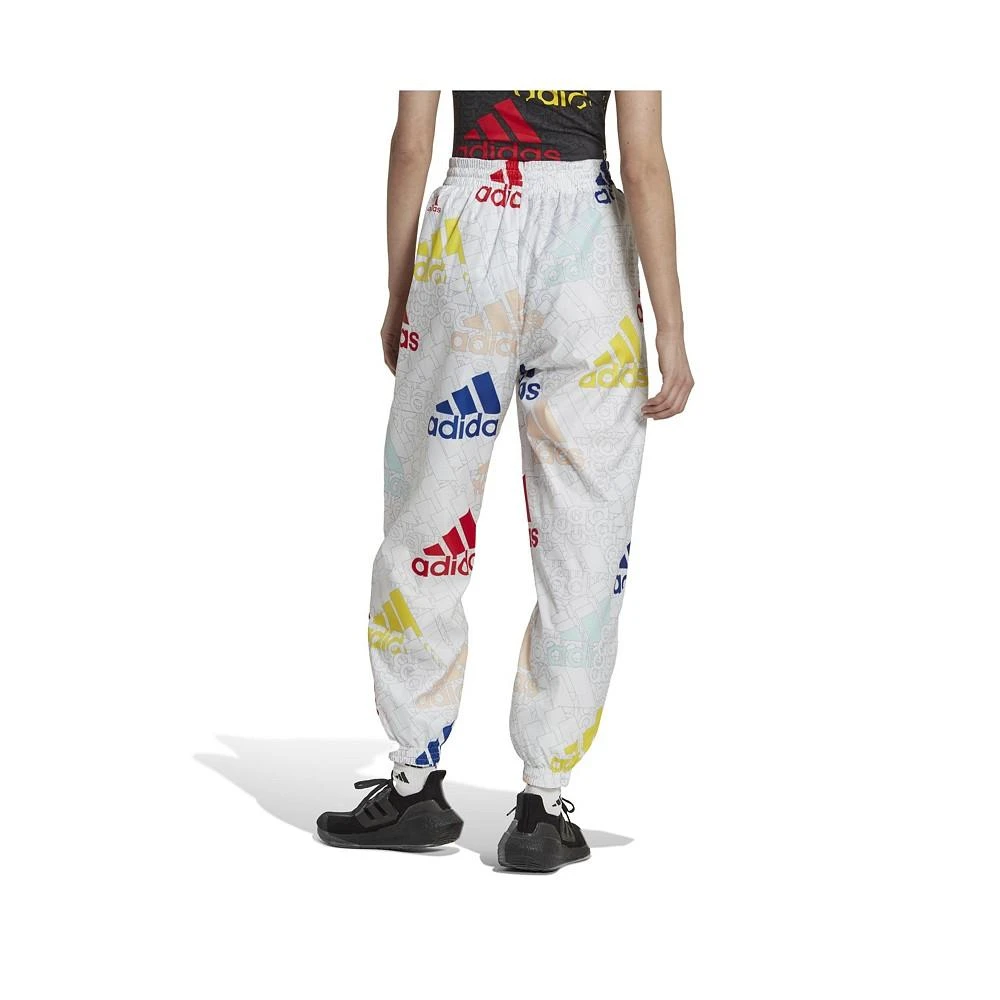 商品Adidas|Women's Essentials Multi-Colored Loose Fit Woven Pants,价格¥551,第2张图片详细描述