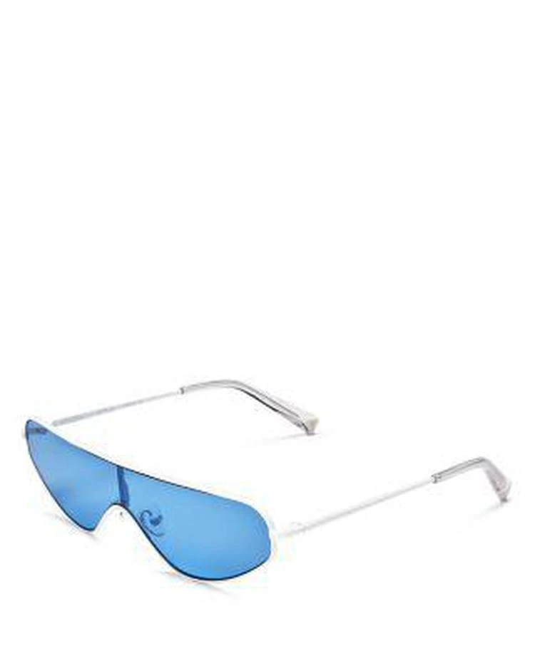 商品KENDALL & KYLIE|KENDALL and KYLIE Women's Surfer Mirrored Shield Sunglasses, 63mm,价格¥357,第3张图片详细描述