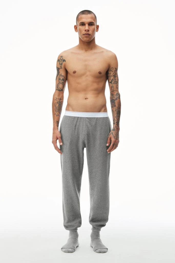 商品Alexander Wang|UNISEX JOGGER IN COTTON WAFFLE THERMAL,价格¥331,第1张图片