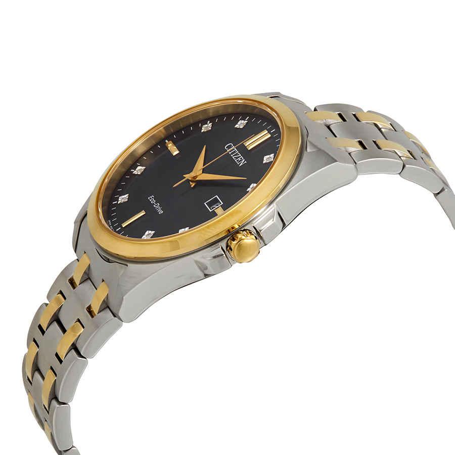 Citizen Corso Diamond Black Dial Two-tone Mens Watch BM7107-50E商品第2张图片规格展示