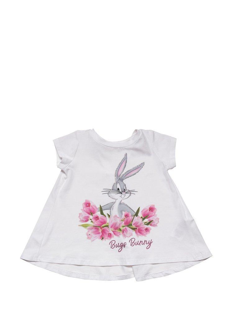 商品MONNALISA|Monnalisa Bugs Bunny Flared T-Shirt,价格¥644,第1张图片