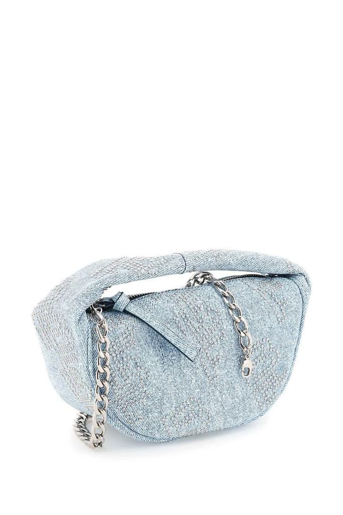 商品by FAR|By far denim-print leather baby cush bag,价格¥2706,第3张图片详细描述