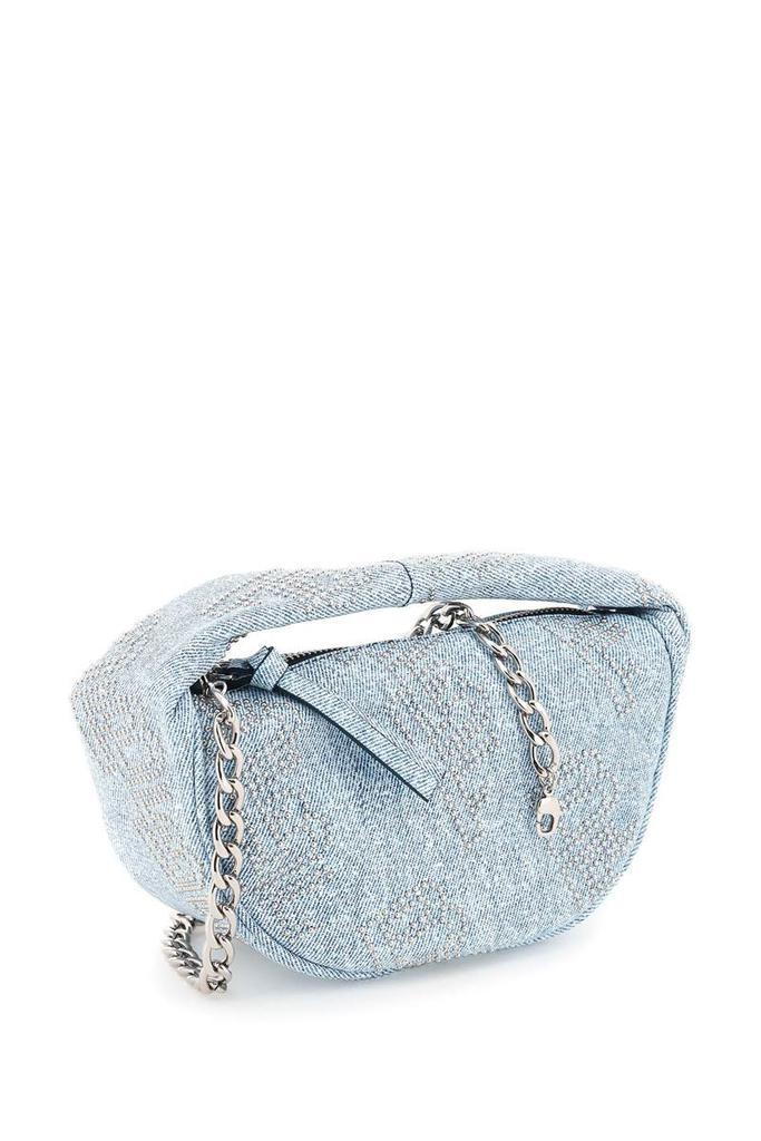 商品by FAR|By far denim-print leather baby cush bag,价格¥2563,第5张图片详细描述