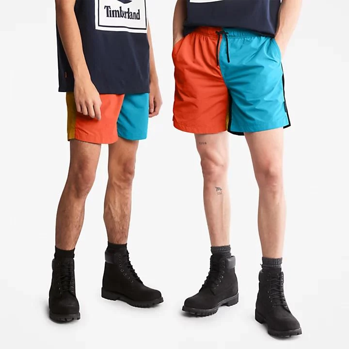 商品Timberland|All Gender Windbreaker Shorts in Orange,价格¥255,第1张图片