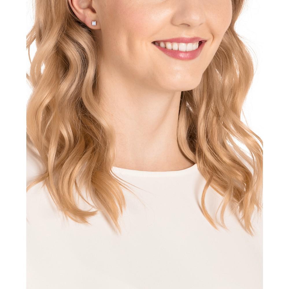商品Swarovski|女 时尚 水晶公主方形耳钉,价格¥506-¥623,第6张图片详细描述