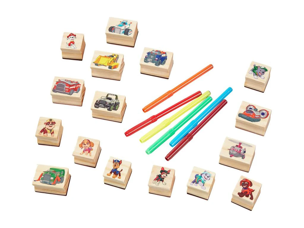 商品Melissa & Doug|Paw Patrol Wooden Stamps Activity Set,价格¥156,第3张图片详细描述