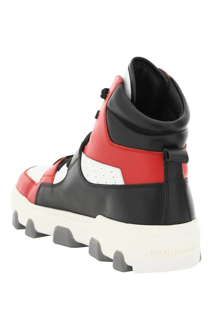 商品DSQUARED2|BASKET ICON HI-TOP SNEAKERS,价格¥2708,第2张图片详细描述