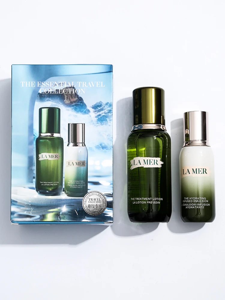 商品La Mer|La mer海蓝之谜水乳两件套 精粹水100ml+精粹乳50ml限量套装套盒,价格¥1819,第1张图片