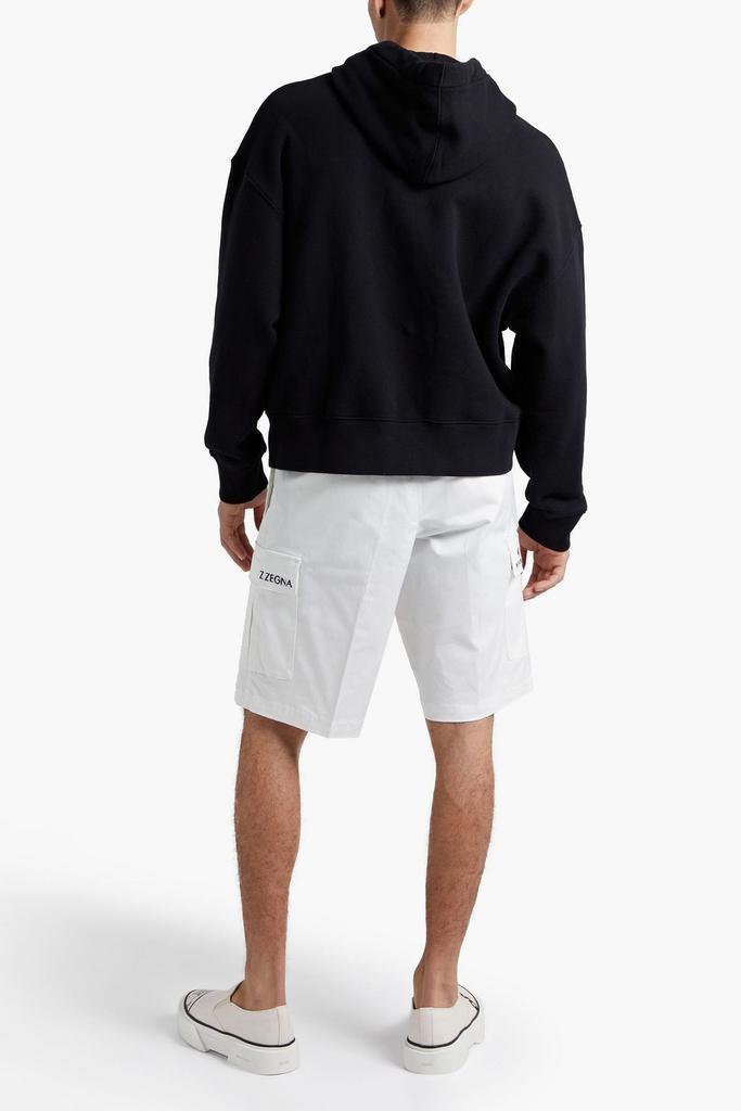 商品Palm Angels|Oversized embroidered French cotton-terry hoodie,价格¥3793,第5张图片详细描述