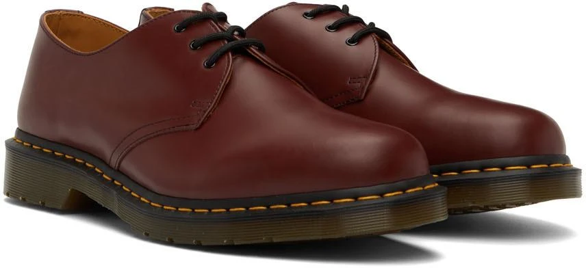 商品Dr. Martens|Red 1461 Smooth Leather Derbys,价格¥483,第4张图片详细描述