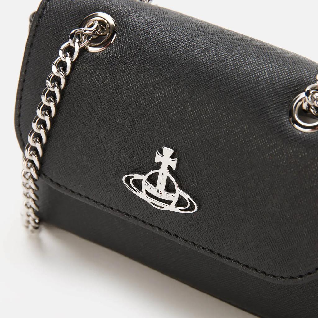 商品Vivienne Westwood|女式 德比小号钱包带链 小羊皮斜挎包,价格¥1402,第6张图片详细描述