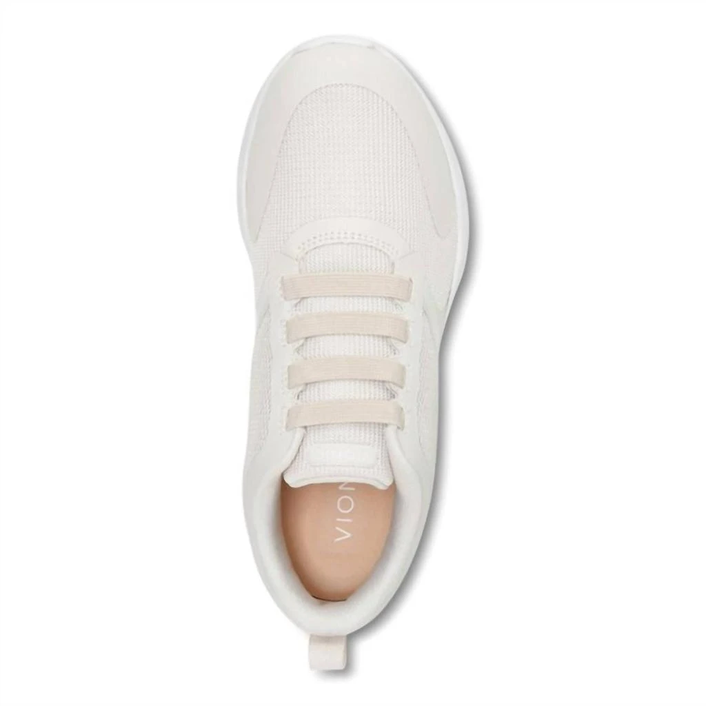 商品VIONIC|Women's Layla Brisk Sneakers - Wide Width In Cream/semolina,价格¥535,第5张图片详细描述