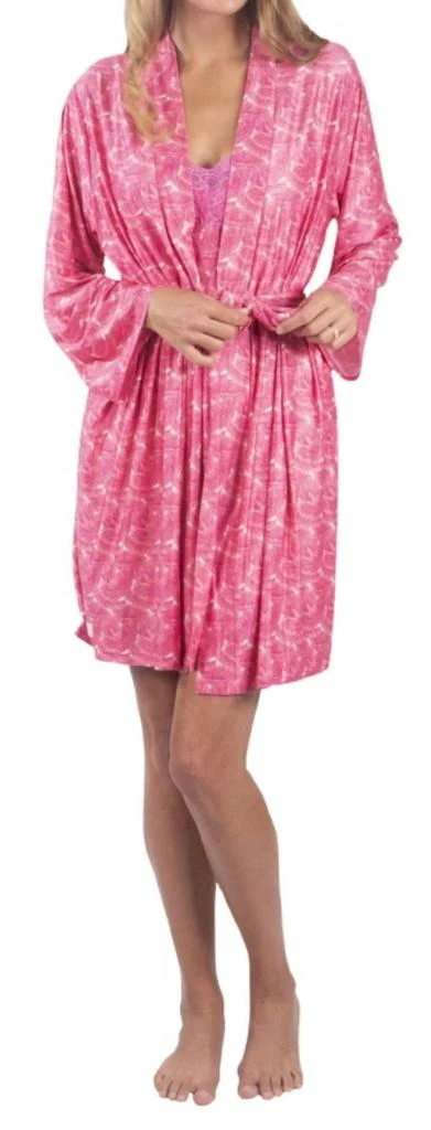 商品Simply Southern|Robe Set In Palm Pink,价格¥402,第1张图片