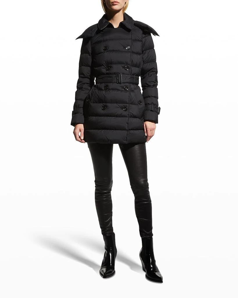 商品Burberry|Ashwick Puffer Coat w/ Detachable Hood,价格¥12745,第1张图片