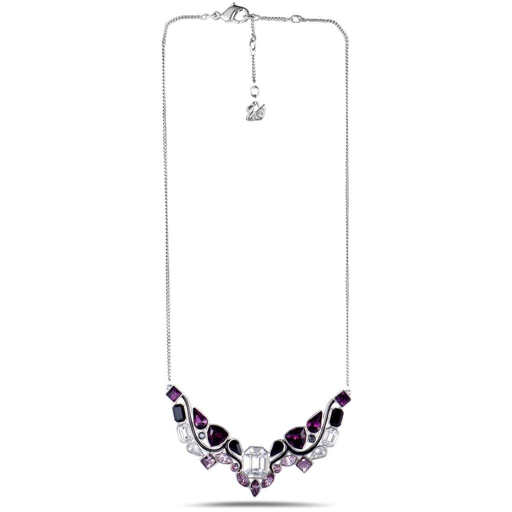 商品Swarovski|Swarovski Impulse Multicolor Crystal Rhodium Plated Necklace,价格¥296,第5张图片详细描述
