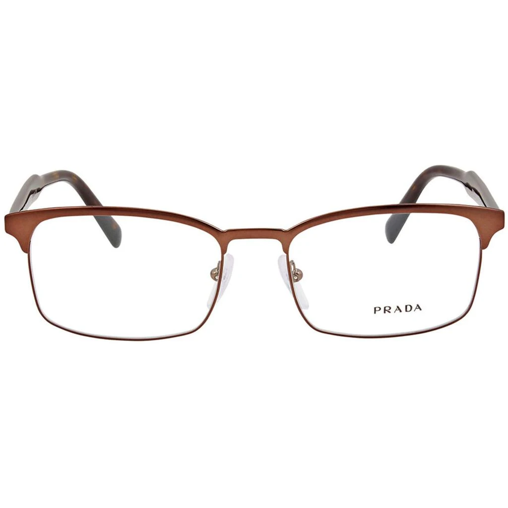商品Prada|Prada Men's Eyeglasses - Matt Burnished Rectangular Frame | PRADA 0PR 54WV GAP1O154,价格¥709,第1张图片