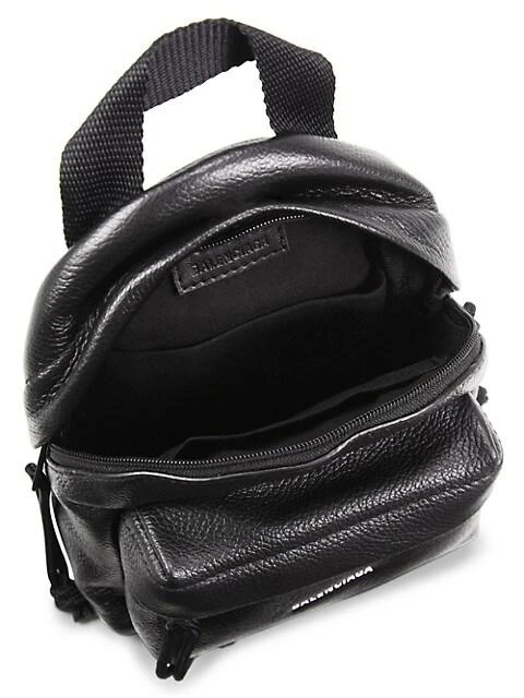 商品Balenciaga|Mini Leather Explorer Backpack Crossbody,价格¥7883,第4张图片详细描述