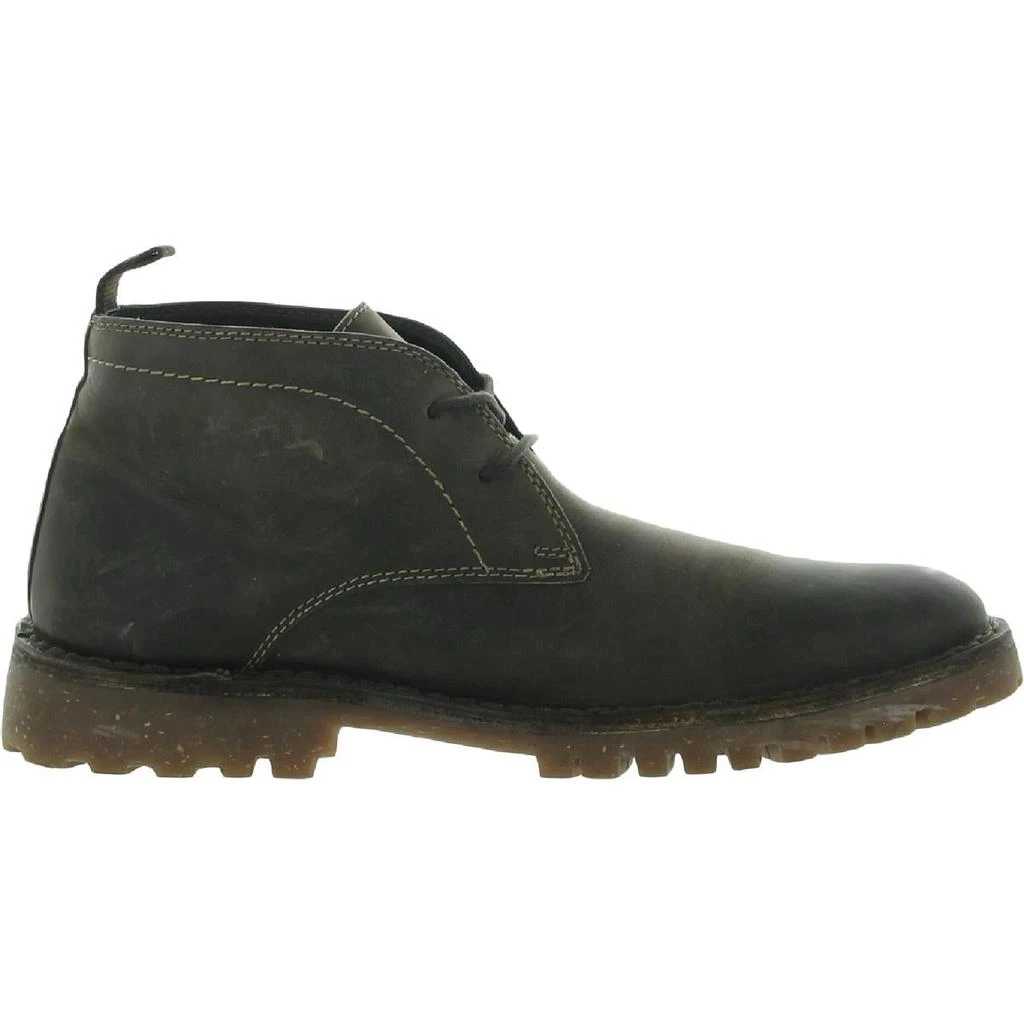 商品Steve Madden|Steve Madden Mens Jenner Leather Lace Up Ankle Boots,价格¥246,第3张图片详细描述