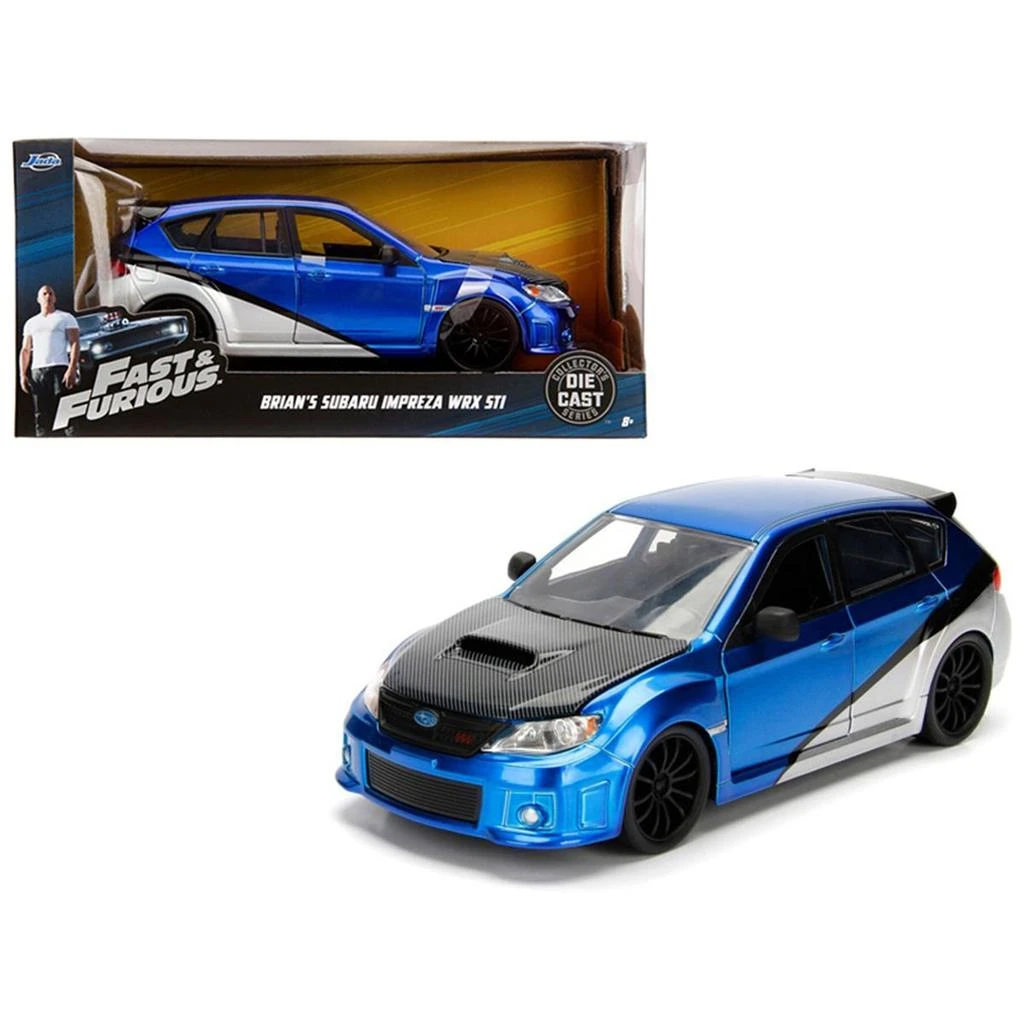 商品Jada Toys|1 isto 24 Brians Subaru Impreza WRX STI Fast & Furious Movie Diecast Model Car,价格¥394,第1张图片