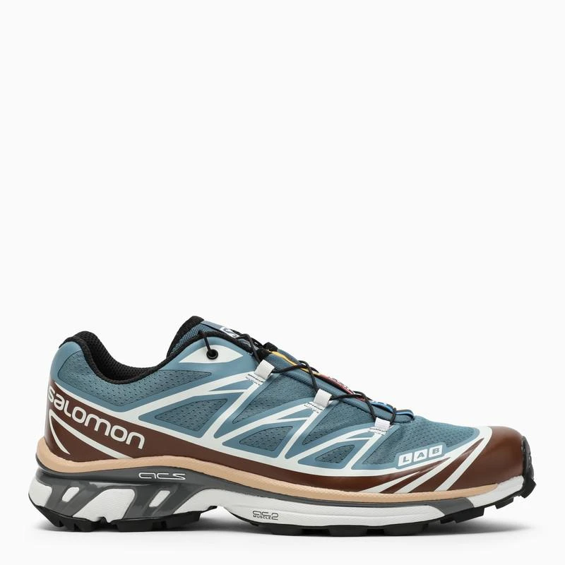 商品Salomon|Xt-6 blue/hazelnut low trainer,价格¥1090,第1张图片