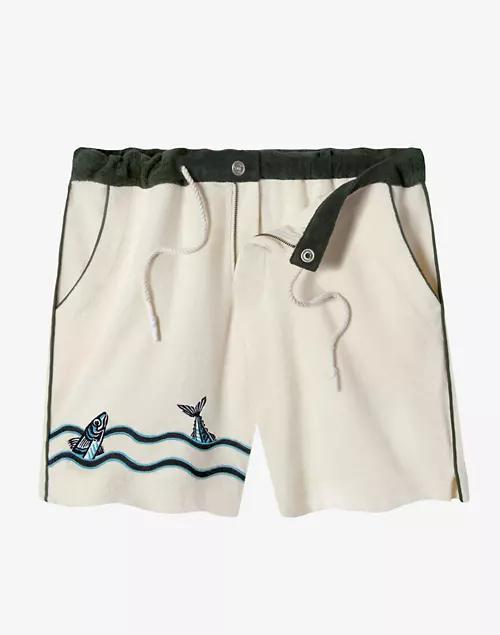 商品Madewell|Tombolo 'The Angler' Cabana Shorts,价格¥746,第1张图片