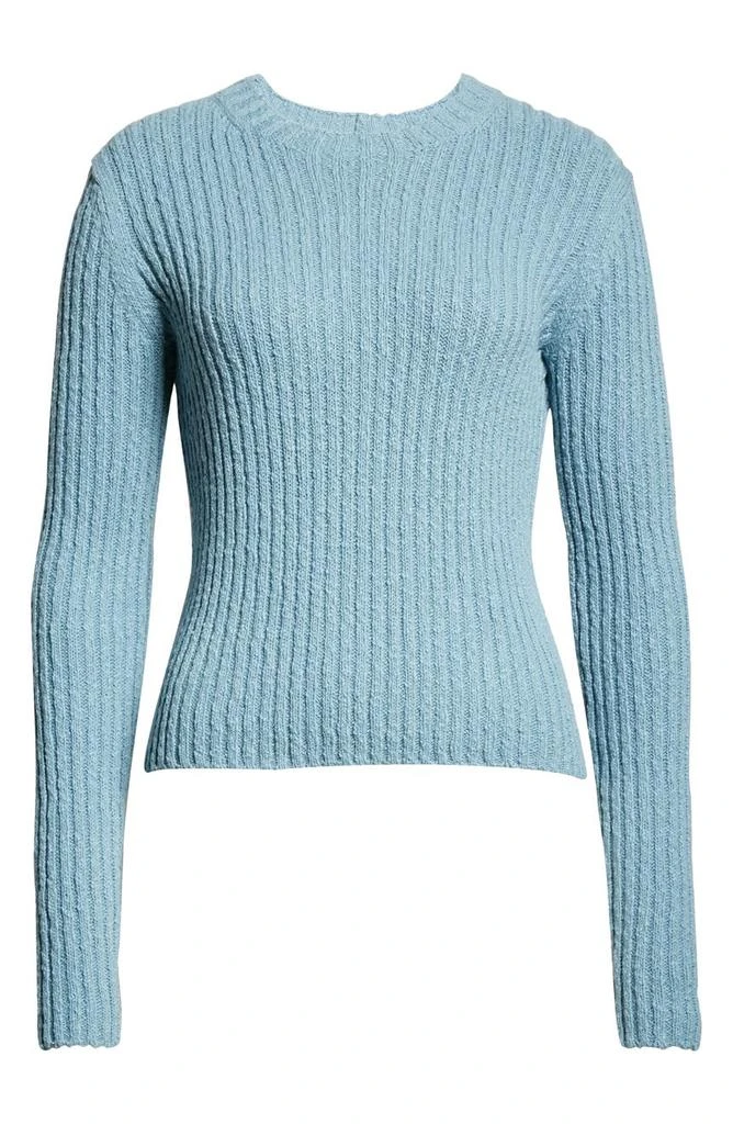 商品Vince|Ribbed Cotton & Linen Sweater,价格¥817,第5张图片详细描述