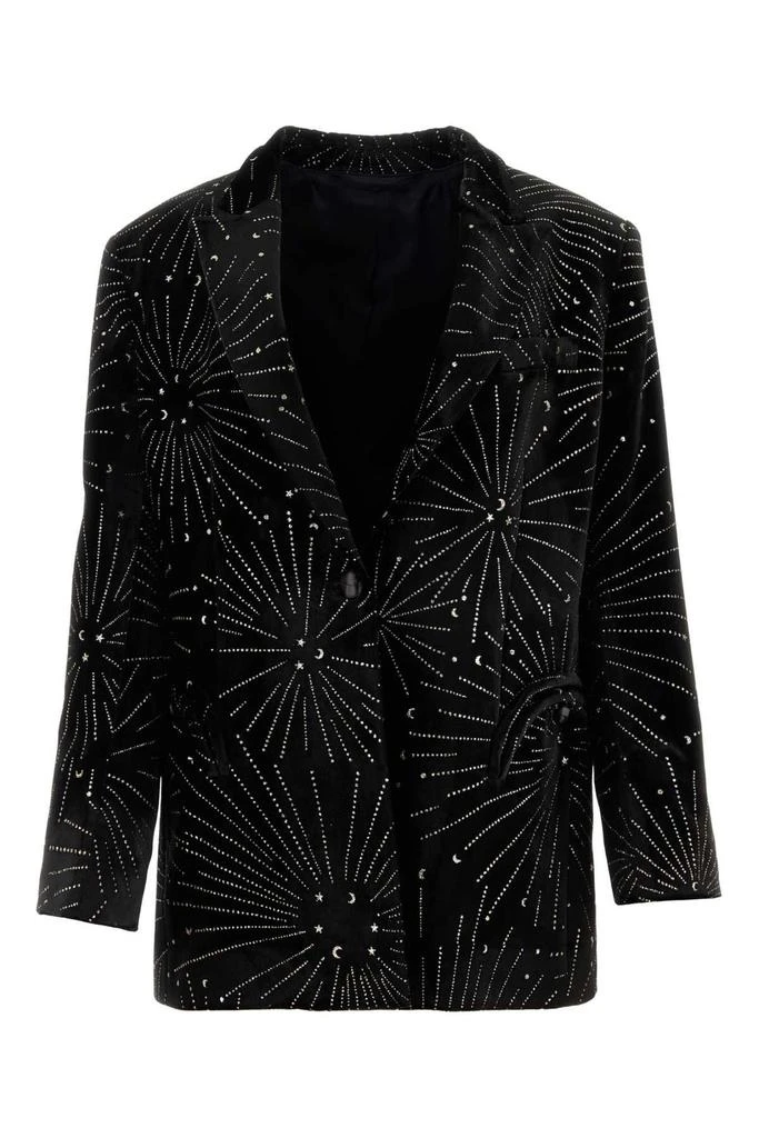 商品BLAZÉ MILANO|Blazé Milano Corazon Tomboy Embellished Button-Up Blazer,价格¥8997,第1张图片