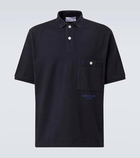 商品Stone Island|Marina cotton jersey polo shirt,价格¥2587,第1张图片