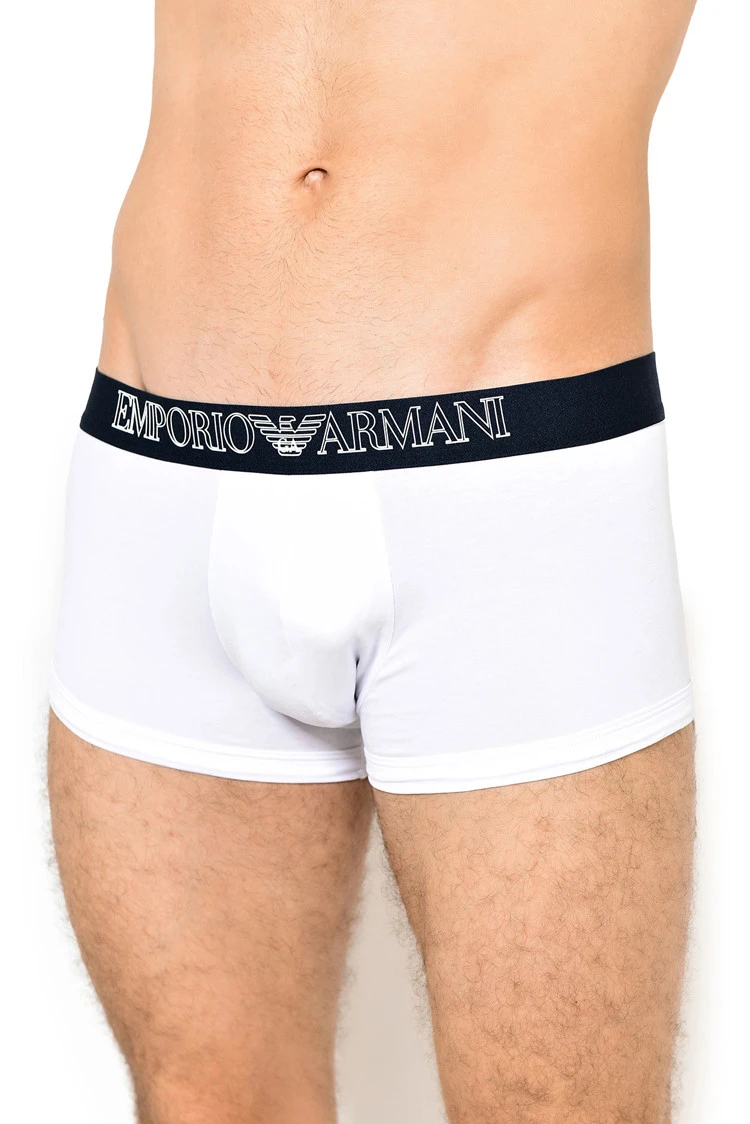 商品Emporio Armani|EMPORIO ARMANI 白色男士内裤 1118249P710-10,价格¥261,第1张图片