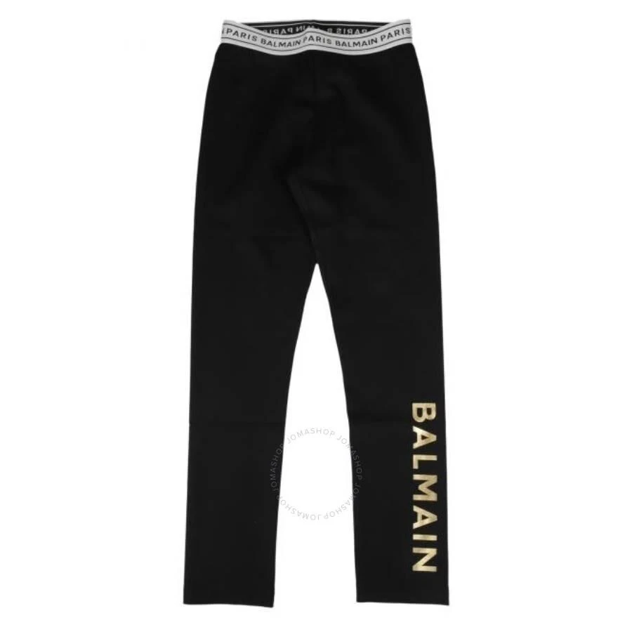 商品Balmain|Kids Stretchy Jersey Logo Panelled Leggings,价格¥718,第1张图片