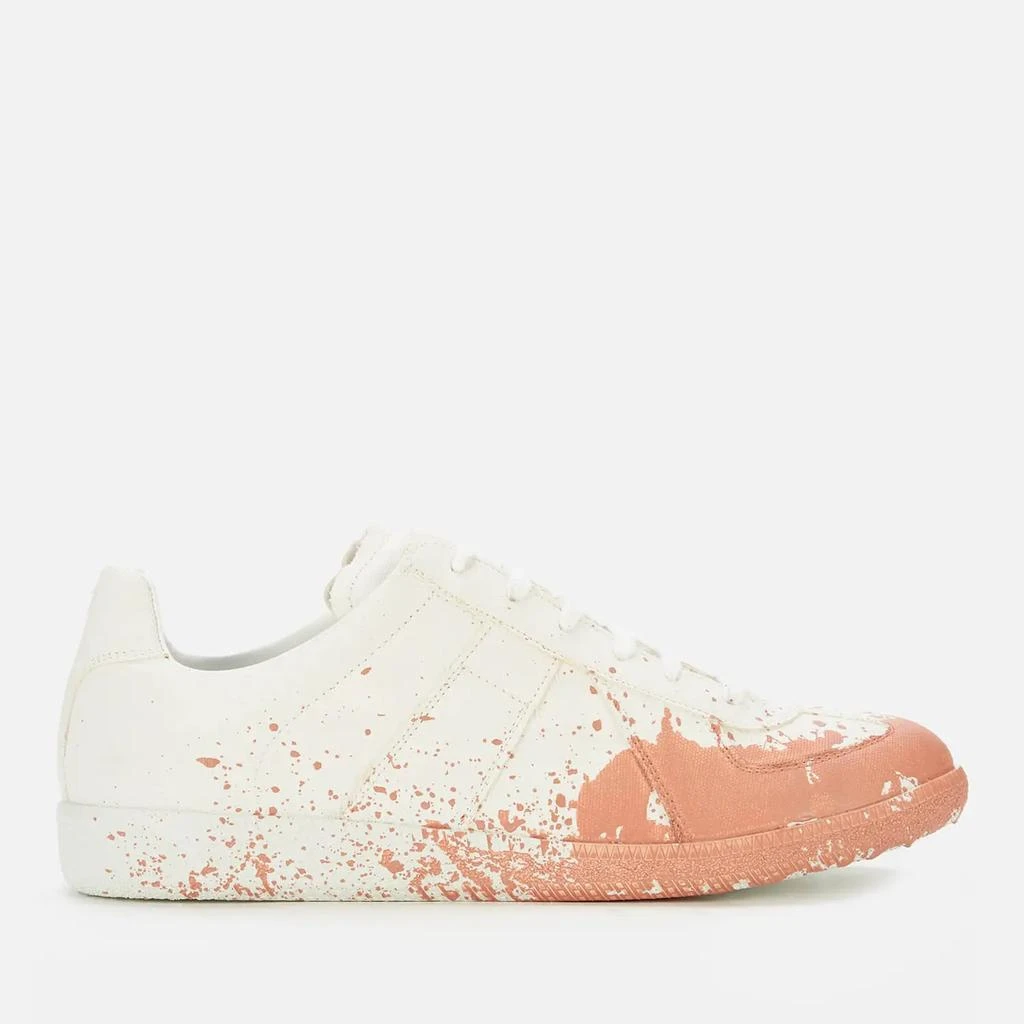 商品MAISON MARGIELA|Maison Margiela Men's Replica Painter Low Trainers - White/Coquille,价格¥1967,第1张图片