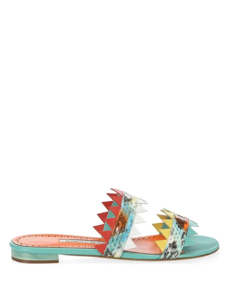 商品Manolo Blahnik|Scalloped-Trim 凉鞋,价格¥2769,第5张图片详细描述