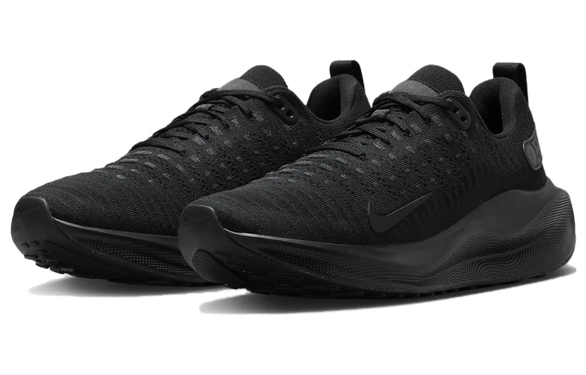 商品[国内直发] NIKE|React Infinity Run Flyknit 4 圆头系带 低帮跑步鞋 男款 黑,价格¥606,第4张图片详细描述