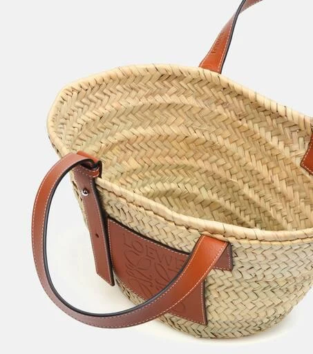 商品Loewe|S号皮革边饰竹篮托特包,价格¥5169,第3张图片详细描述