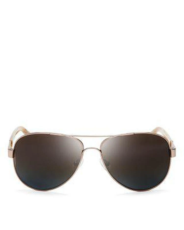 商品Tory Burch|Women's Polarized Aviator Sunglasses, 57mm,价格¥1571,第1张图片