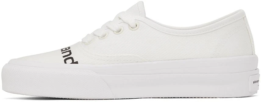 商品Alexander Wang|White Dropout Logo Sneakers,价格¥1225,第3张图片详细描述