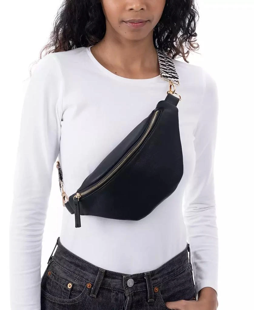 Bean-Shaped Fanny Pack With Interchangeable Straps, Created for Macy's 商品