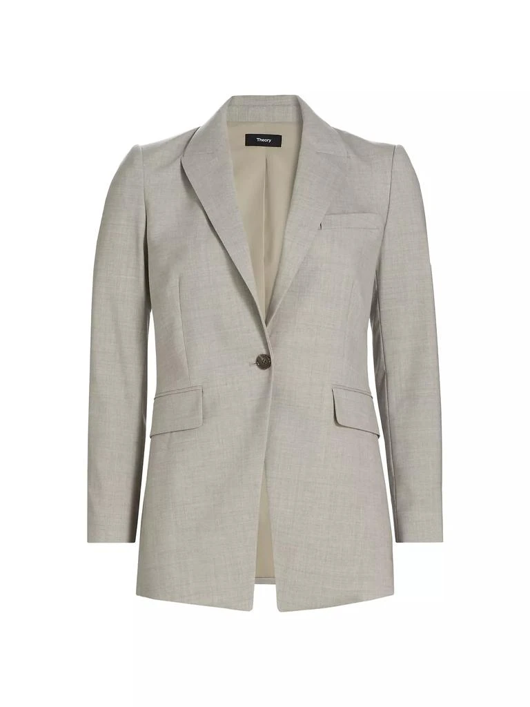 商品Theory|Etiennette Wool-Blend Blazer,价格¥1442,第1张图片