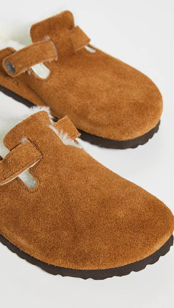 商品Birkenstock|Birkenstock Boston 连毛羊皮��木底鞋,价格¥1277,第5张图片详细描述