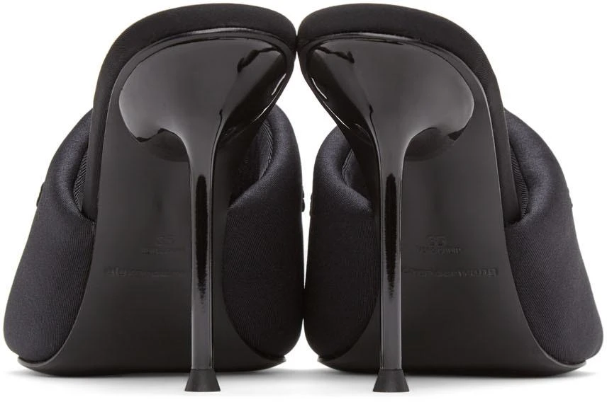 商品Alexander Wang|Black Sienna Mule Heeled Sandals,价格¥3829,第4张图片详细描述