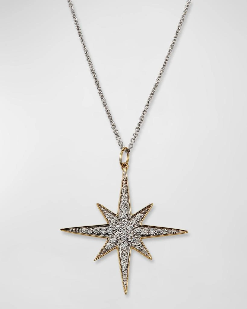 商品Sydney Evan|14k Diamond Starburst Pendant Necklace,价格¥24768,第1张图片