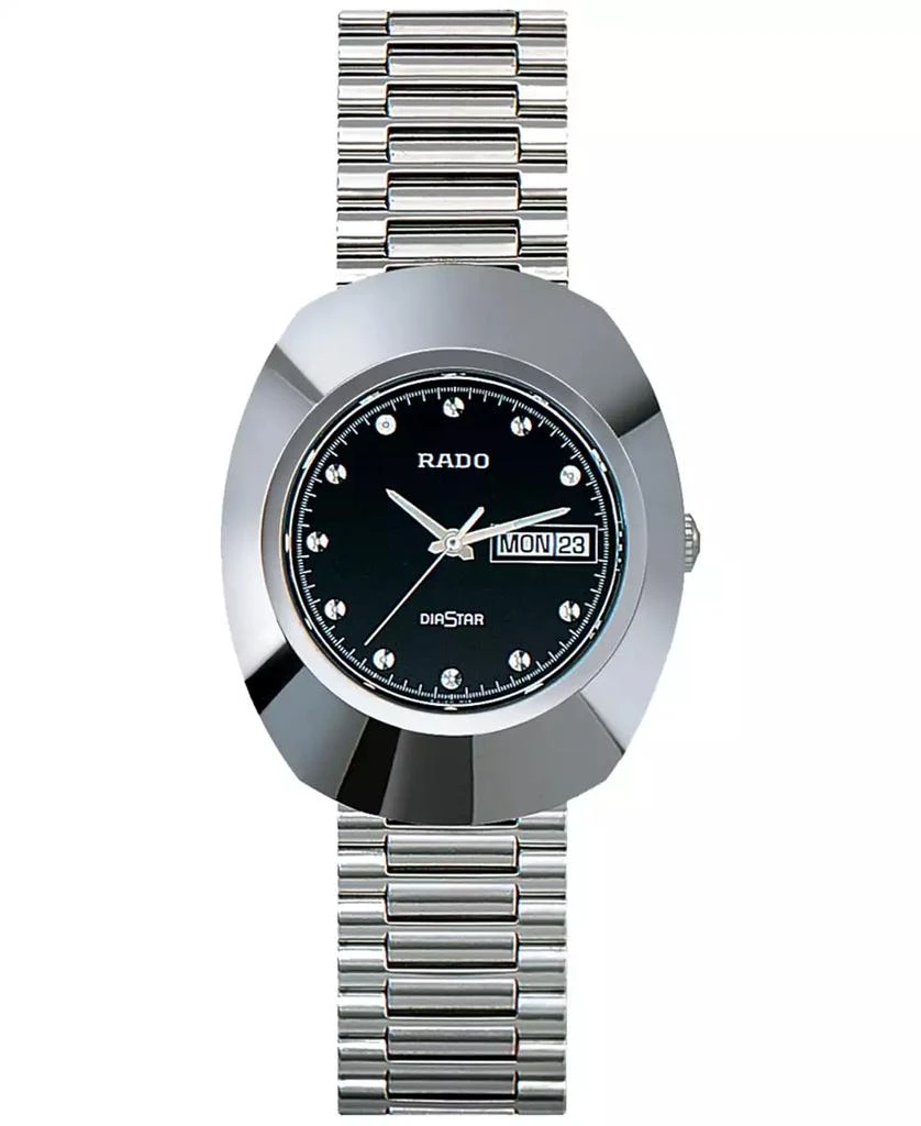 商品Rado|Original Men's Silver-Tone Stainless Steel Bracelet Watch 35mm,价格¥5268,第1张图片