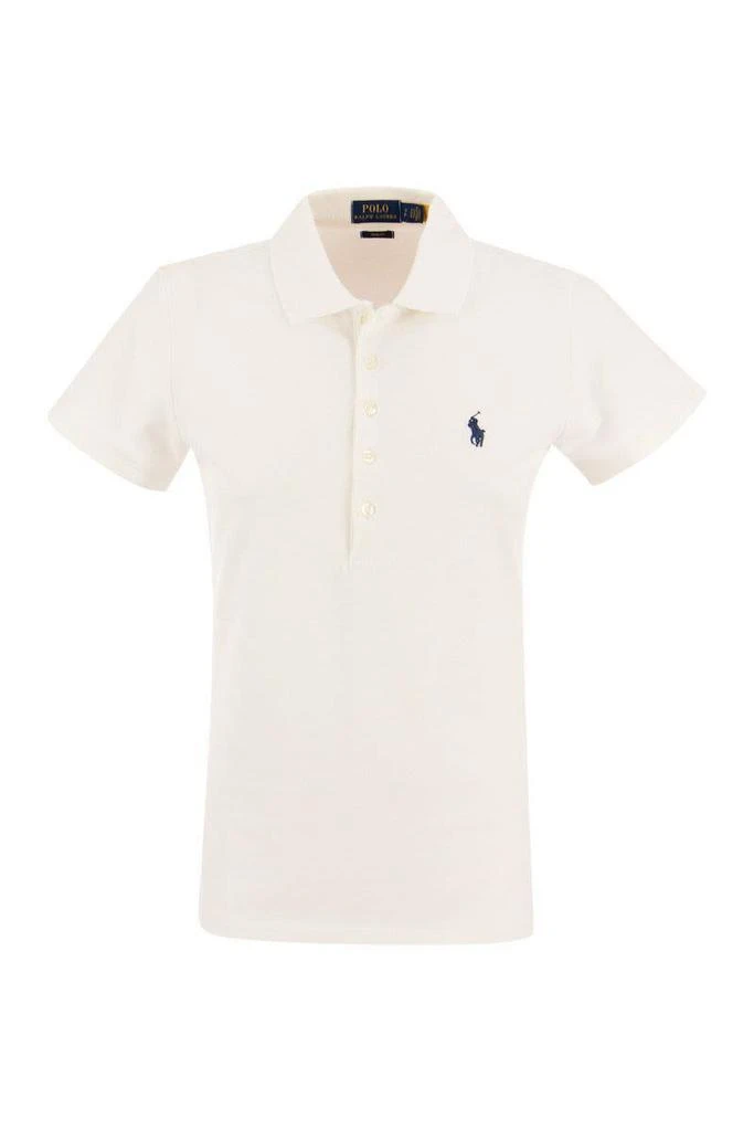 商品Ralph Lauren|Polo Ralph Lauren Julie Cotton Polo Shirt,价格¥1226,第1张图片